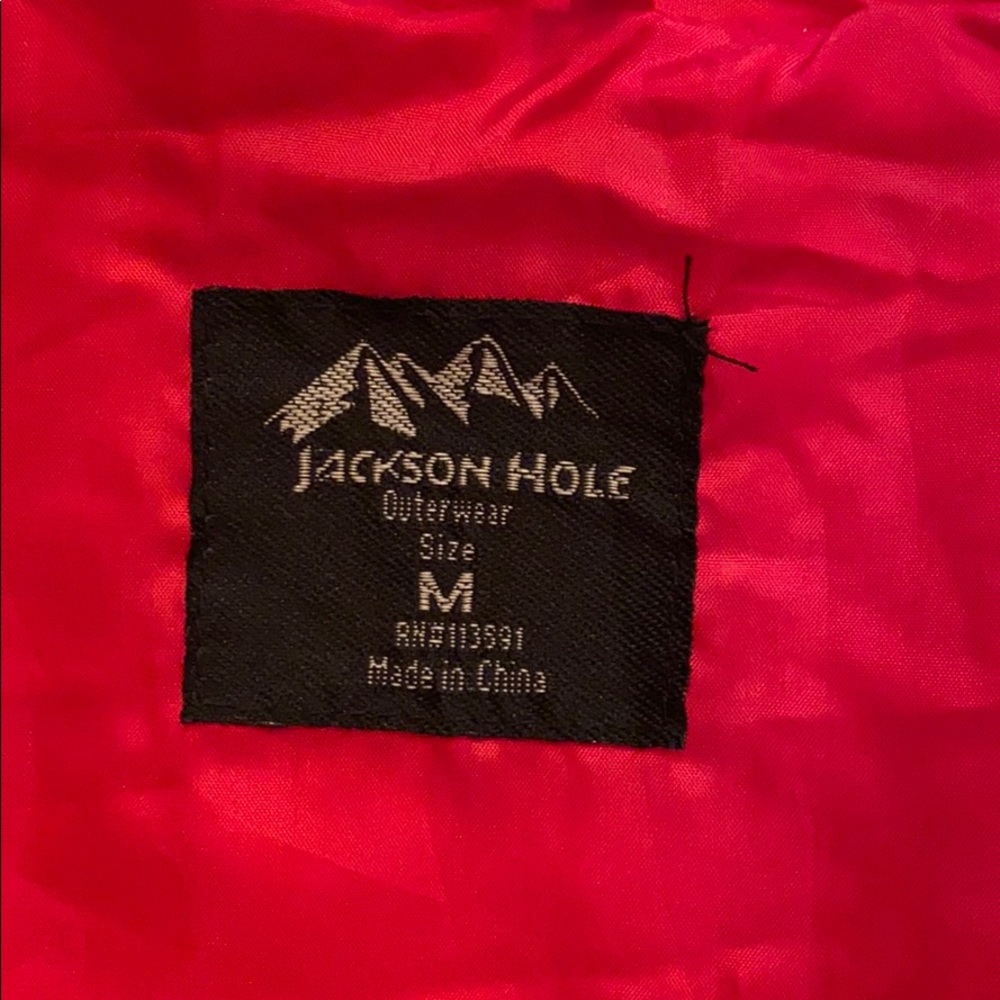 Jackson Hole red winter vest nwt Medium m new - Picture 3 of 4